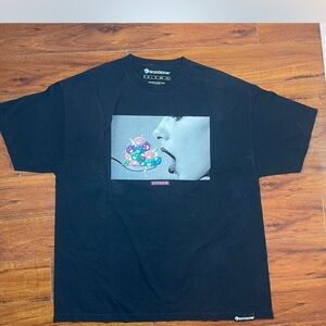 Men’s Artistcreation Black Graphic T-Shirt with Colorful Design | Size 2XL